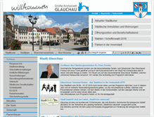 Tablet Screenshot of glauchau.de
